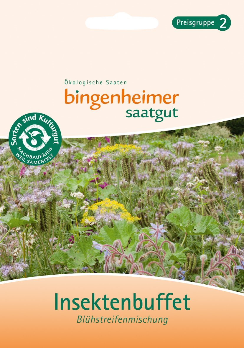Bio Insektenbuffet Blumenmischung Bingenheimer Saatgut