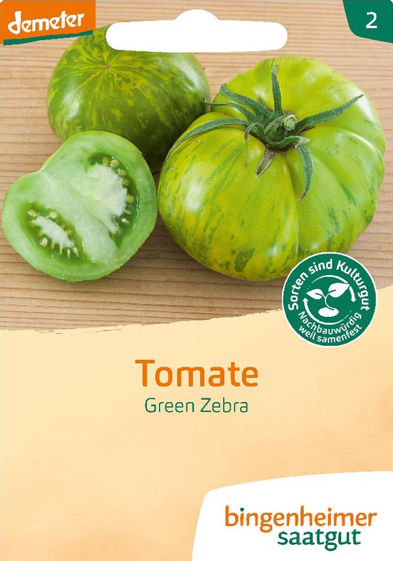 Green Zebra Tomate Bio Bingenheimer Saatgut