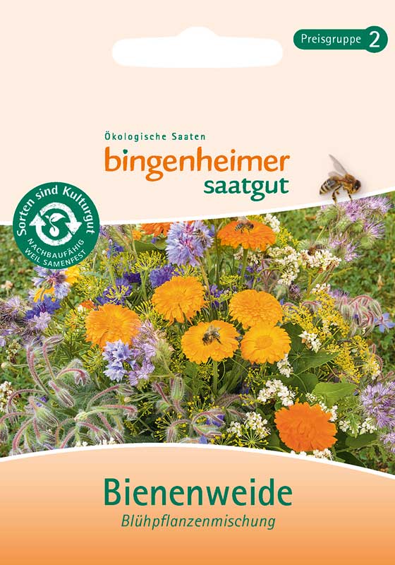 Saatgut Bienenweide Blühmischung Bio